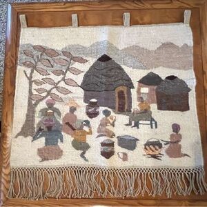 Mohair Handwoven Wall Hanging Tapestry by SetSoto Design